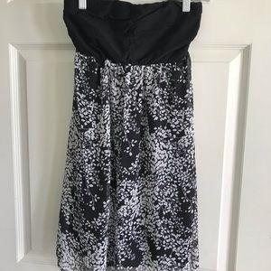 Express Strapless Floral Sundress